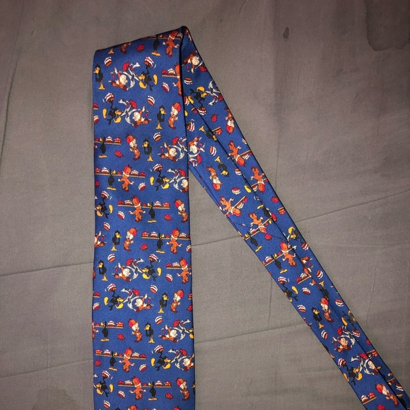 Looney Tunes Daffy Duck Cartoon Men’s Necktie - Picture 3 of 3